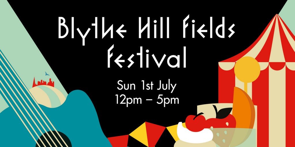 Catch us live at <b>Blythe Hill Fields Festival</b>